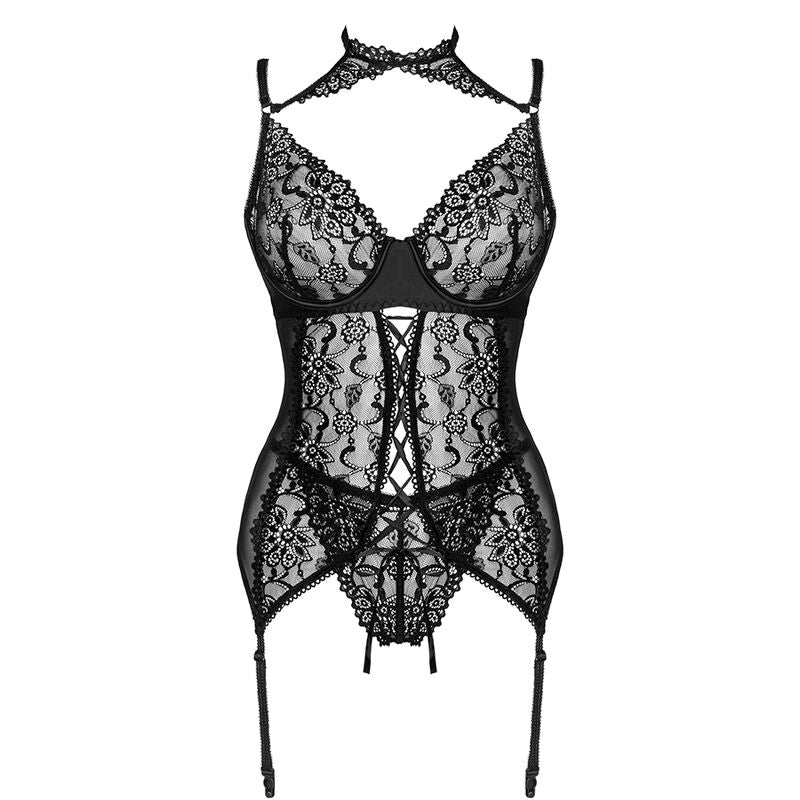 LIVCO CORSETTI FASHION - GIELLANDRA COLLECTION FOR THE SENSES CORSET + BLACK PANTIES