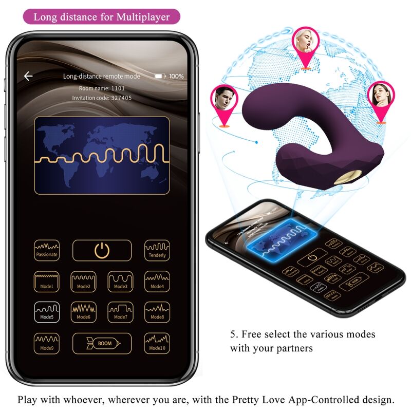 PRETTY LOVE - BILLY VIBRATION PURPLE FREE APP