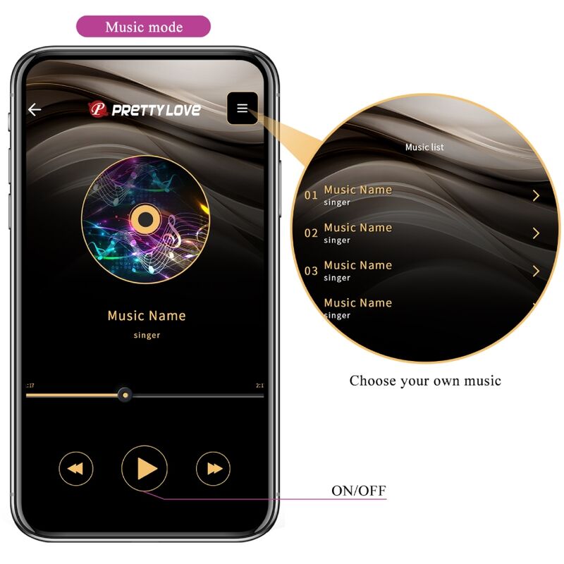 PRETTY LOVE - BILLY VIBRATION PURPLE FREE APP