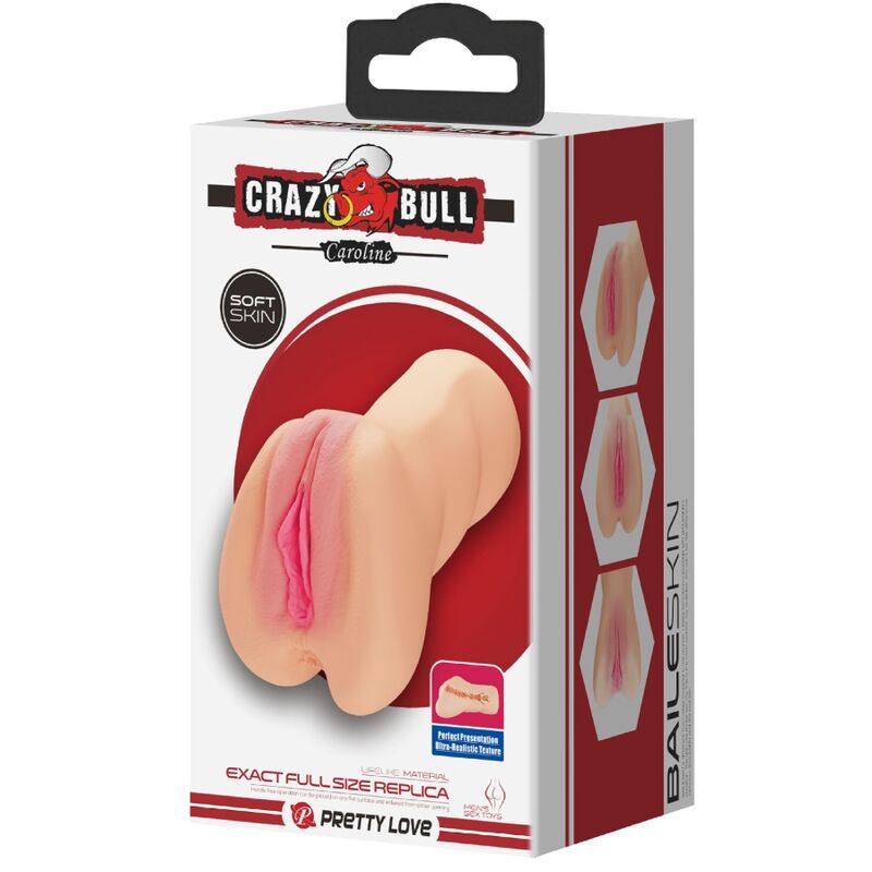 CRAZY BULL - MASTUBADOR CON FORMA DE VAGINA DE CAROLINE