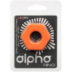 CALEXOTICS - ANILLO DE EXTENSIÓN ALPHA SEXAGON NARANJA