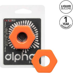 CALEXOTICS - ANILLO DE EXTENSIÓN ALPHA SEXAGON NARANJA