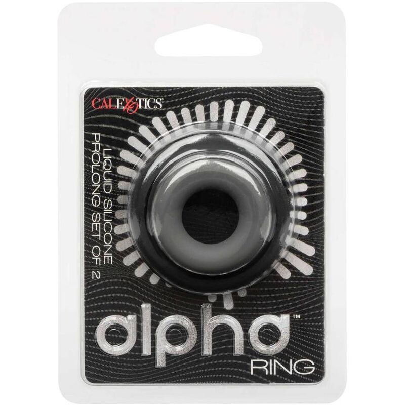 CALEXOTICS - ALPHA PROLONG SET DE 2 ANILLOS GRIS