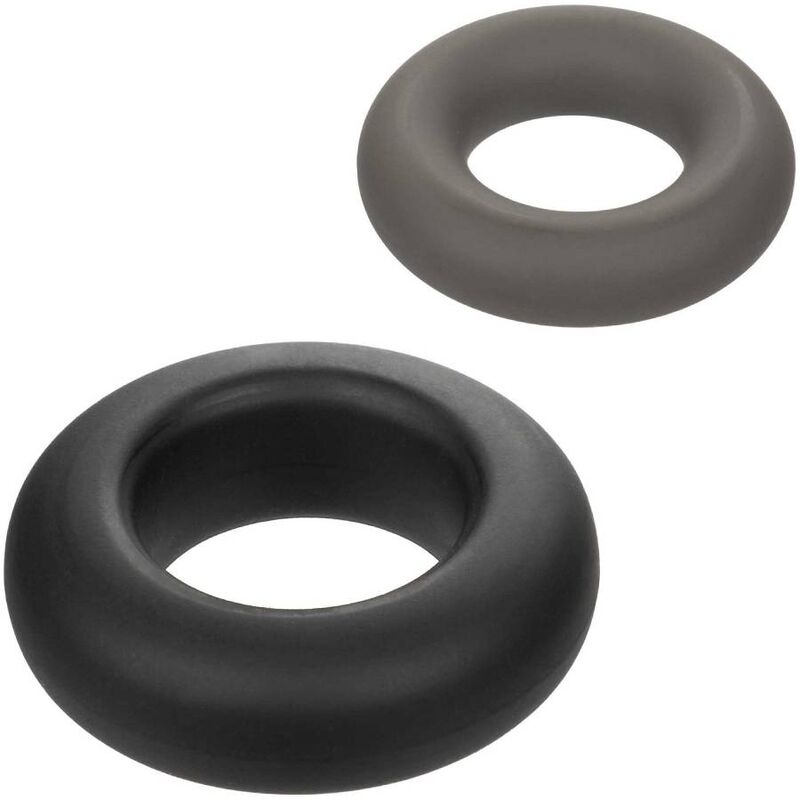 CALEXOTICS - ALPHA PROLONG SET DE 2 ANILLOS GRIS