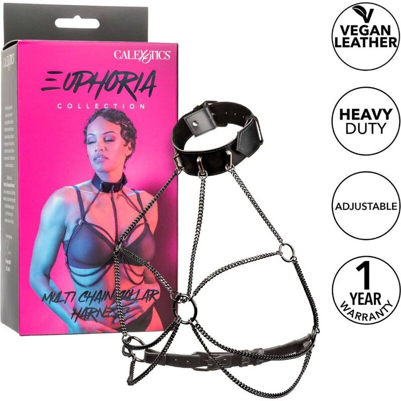 CALEXOTICS - EUPHORIA MULTI-CHAIN ​​COLLAR HARNESS