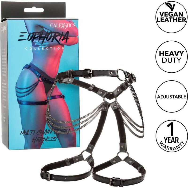 CALEXOTICS - ARNÉS DE MUSLO MULTICADENA EUPHORIA