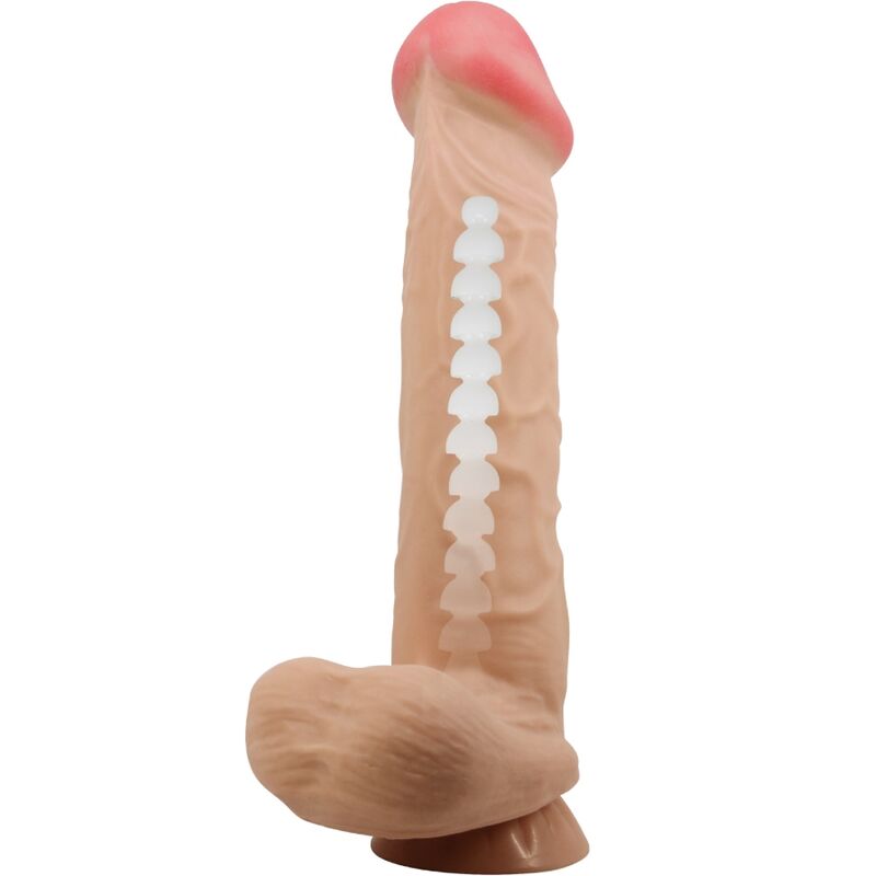 PRETTY LOVE - SLIDING SKIN SERIES REALISTIC DILDO WITH SUCTION CUP SLIDING SKIN FLESH 26 CM