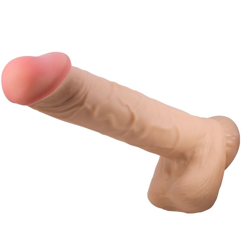 PRETTY LOVE - SLIDING SKIN SERIES REALISTIC DILDO WITH SUCTION CUP SLIDING SKIN FLESH 26 CM