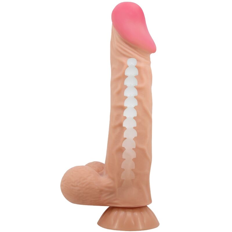 PRETTY LOVE - SLIDING SKIN SERIES REALISTIC DILDO WITH SUCTION CUP SLIDING SKIN 24 CM