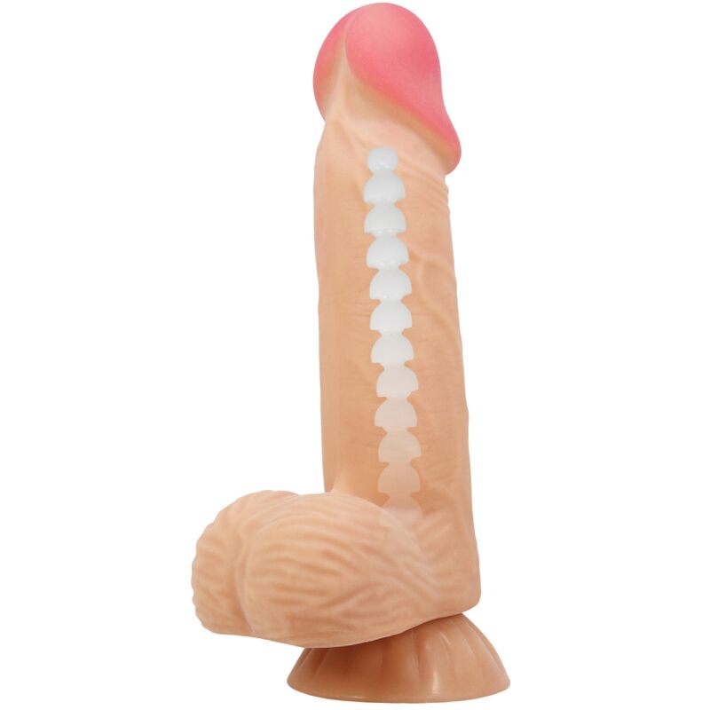 PRETTY LOVE - SLIDING SKIN SERIES REALISTIC DILDO WITH SUCTION CUP SLIDING SKIN 20.6 CM