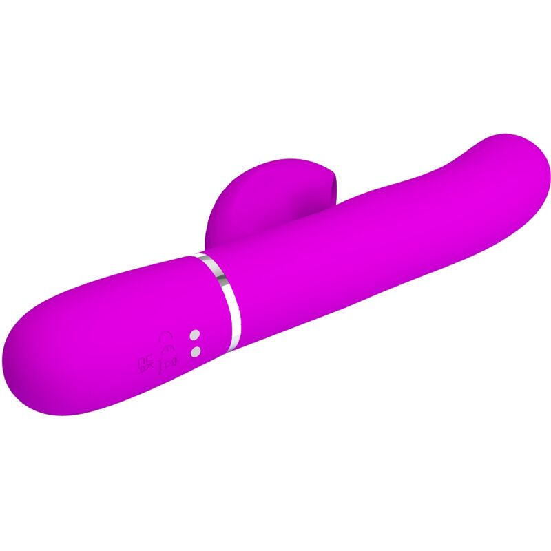 PRETTY LOVE - VIBRADOR PUNTO G MULTIFUNCIÓN 3 EN 1 PERLITA MORADO