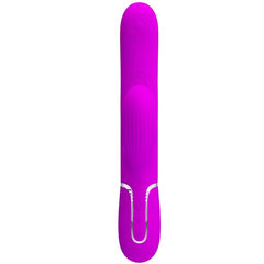 PRETTY LOVE - VIBRADOR PUNTO G MULTIFUNCIÓN 3 EN 1 PERLITA MORADO