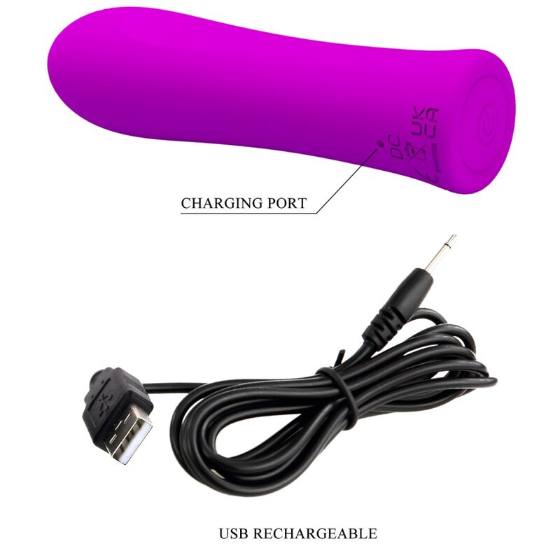 PRETTY LOVE - ALFREDA VIBRADOR SUPER POTENTE MORADO