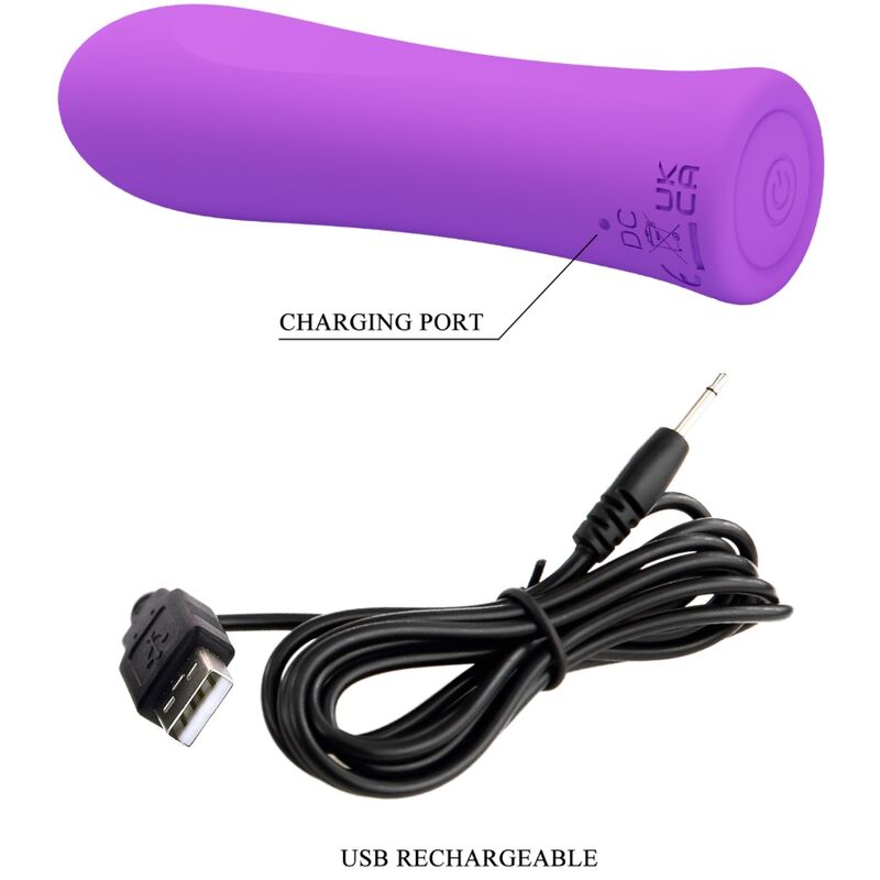 PRETTY LOVE - ALFREDA VIBRADOR SUPER POTENTE AGUA VIOLETA