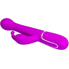 PRETTY LOVE - DEJON RABBIT VIBRADOR MULTIFUNCIÓN 3 EN 1 MORADO