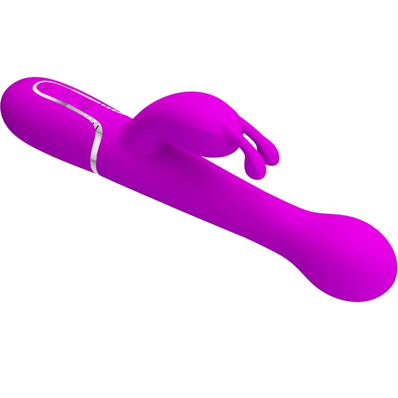 PRETTY LOVE - DEJON RABBIT VIBRADOR MULTIFUNCIÓN 3 EN 1 MORADO