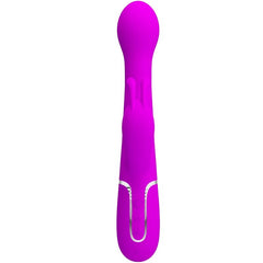 PRETTY LOVE - DEJON RABBIT VIBRADOR MULTIFUNCIÓN 3 EN 1 MORADO