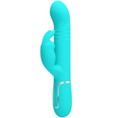 PRETTY LOVE - COALE CONEJO VIBRADOR CUENTAS VERDE AGUA