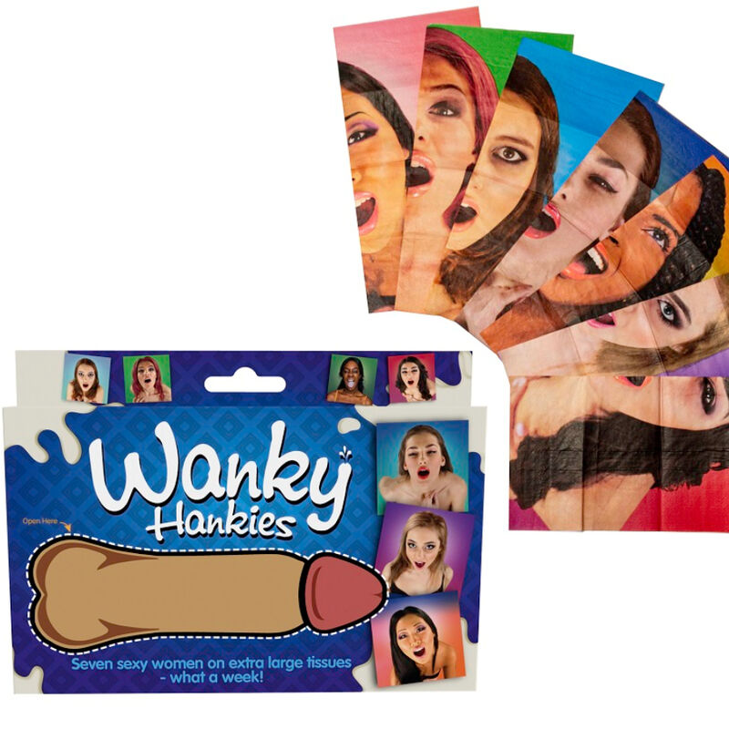 SPENCER &amp; FLEETWOOD - PAÑUELO WANKY HANKIES 7 EXTRA GRANDE PARA MUJER