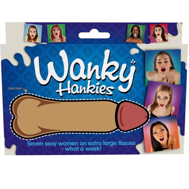 SPENCER &amp; FLEETWOOD - PAÑUELO WANKY HANKIES 7 EXTRA GRANDE PARA MUJER