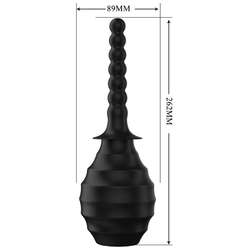 MR PLAY - POWERFUL REMOTE CONTROL VIBRATOR ANAL PLUG BLACK