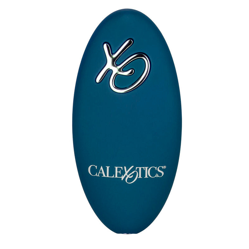 CALEXOTICS - MASAJEADOR RIDER DOBLE MOTOR MANDO A DISTANCIA AZUL