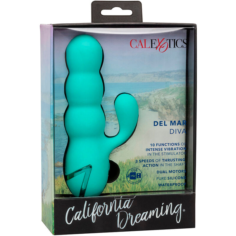 CALEXOTICS - VIBRADOR DEL MAR DIVA RABBIR AQUA VERDE DE CALIFORNIA DREAMING