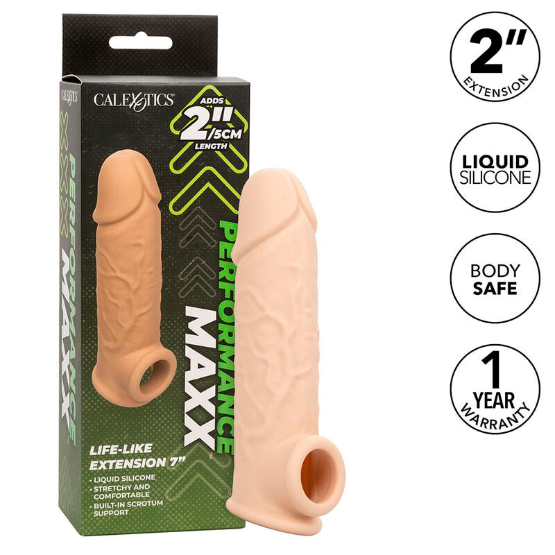 CALEXOTICS - EXTENSION PERFORMANCE MAXX LIFE-LIKE 7 PIEL CLARA