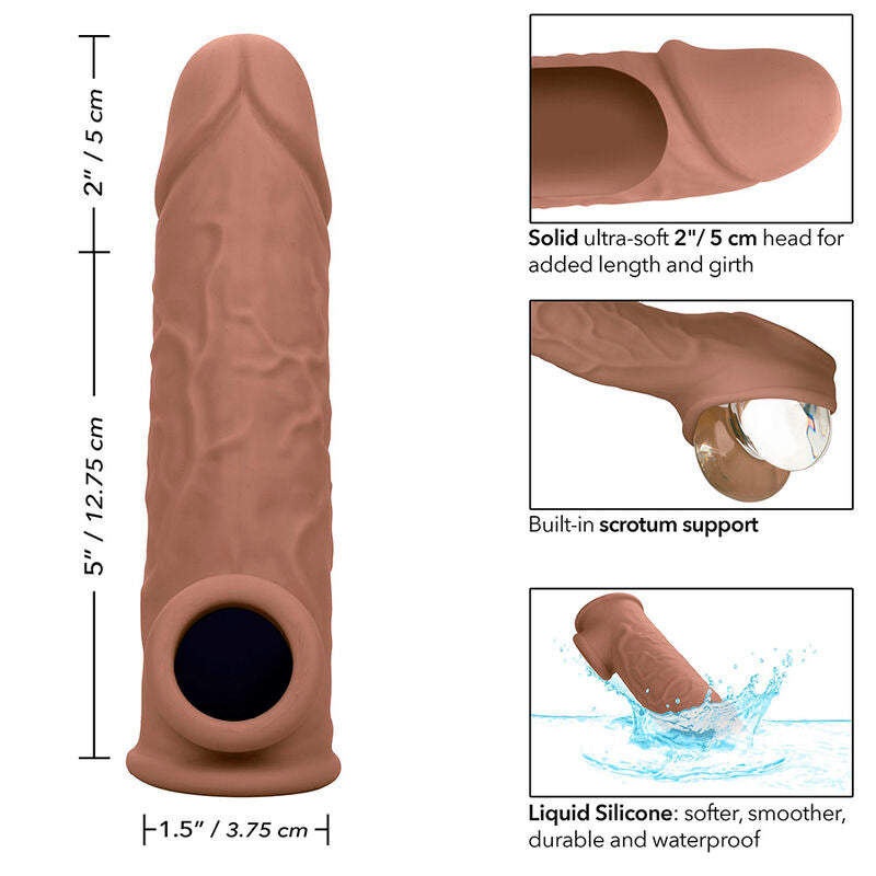 CALEXOTICS - EXTENSION PERFORMANCE MAXX LIFE-LIKE 7 BROWN SKIN