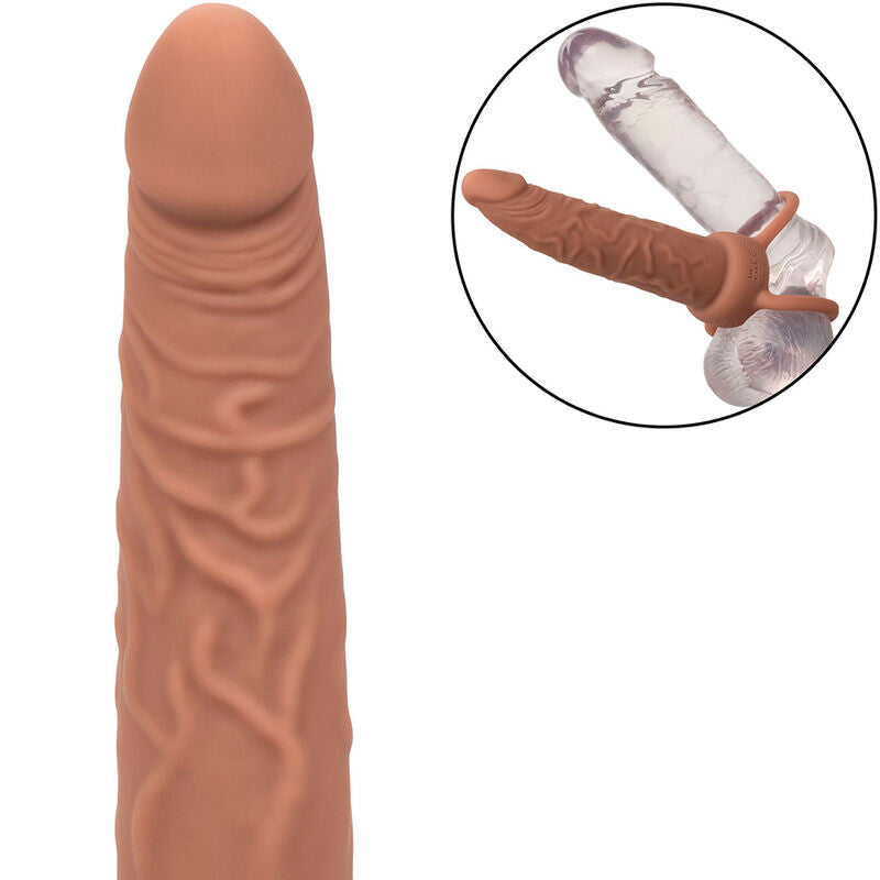 CALEXOTICS - PERFORMANCE MAXX RECHARGEABLE DOUBLE PENETRATOR BROWN SKIN