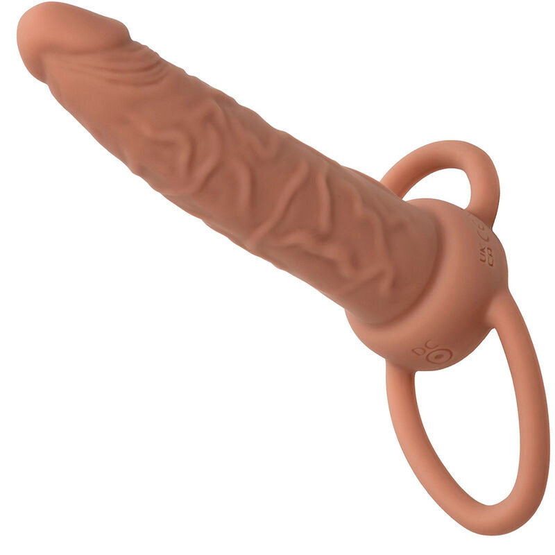 CALEXOTICS - PERFORMANCE MAXX RECHARGEABLE DOUBLE PENETRATOR BROWN SKIN