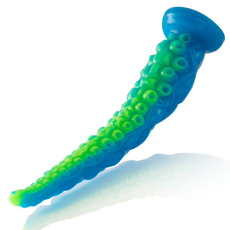 EPIC - DILDO DE TENTÁCULO DELGADO SCYLLA FLUORESCENTE DE GRAN TAMAÑO