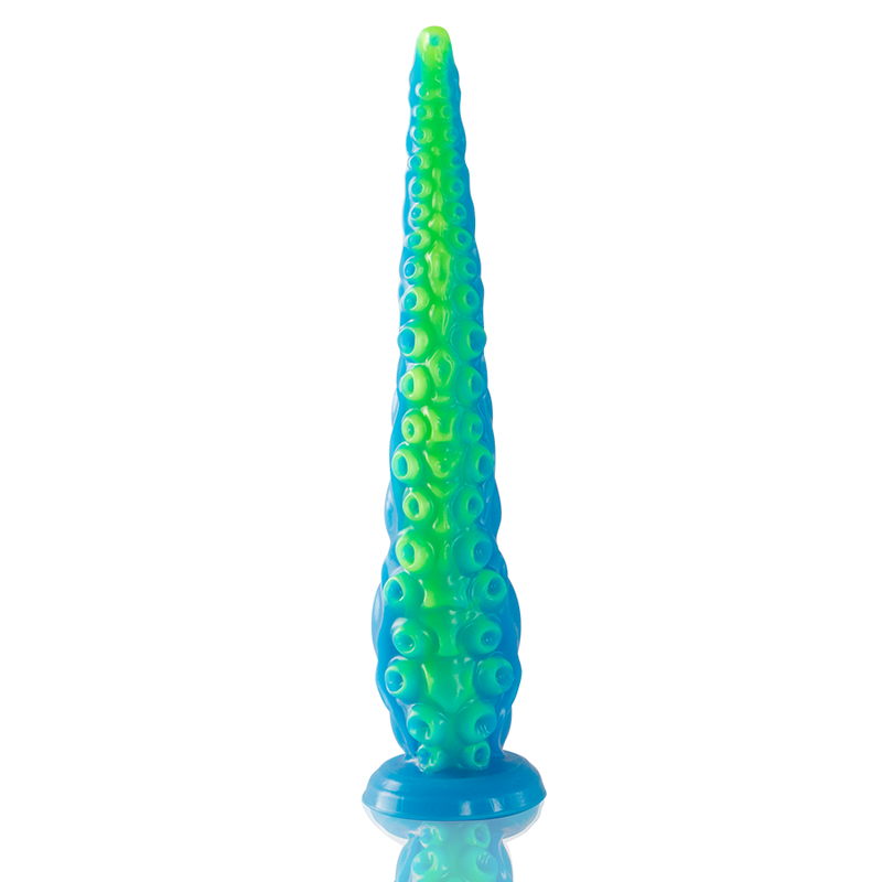 EPIC - DILDO DE TENTÁCULO DELGADO SCYLLA FLUORESCENTE DE GRAN TAMAÑO