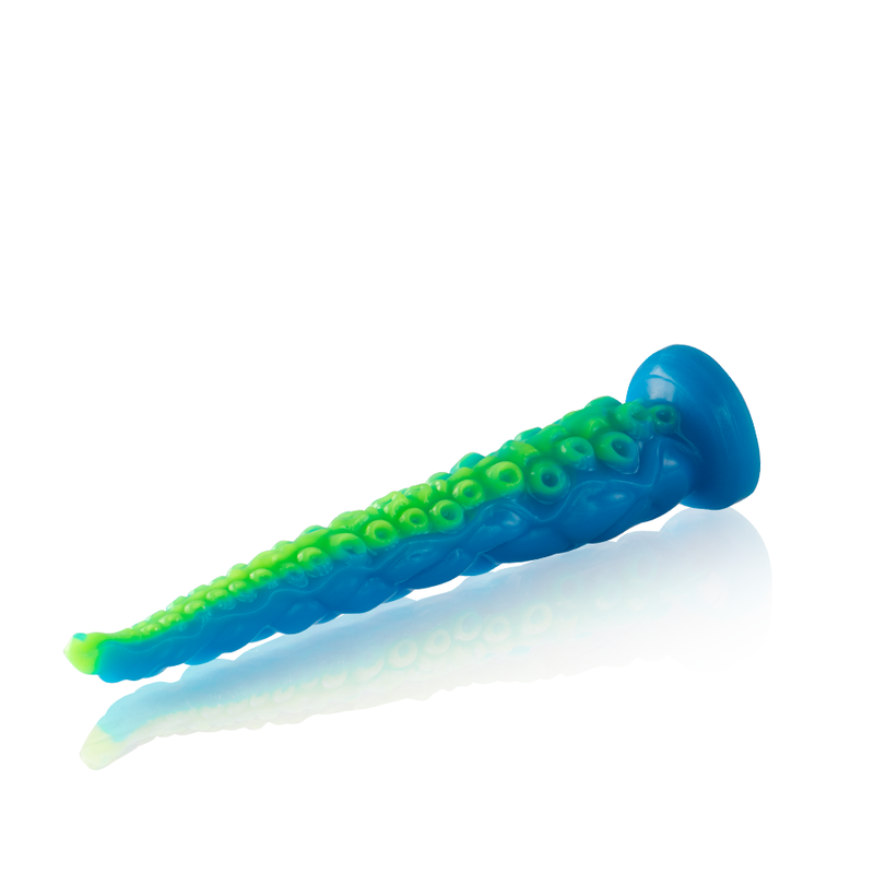 EPIC - DILDO TENTÁCULO FLUORESCENTE SCYLLA DELGADO TAMAÑO PEQUEÑO