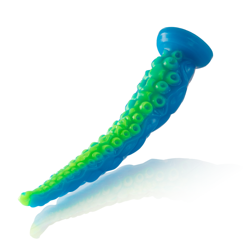 EPIC - DILDO TENTÁCULO FLUORESCENTE SCYLLA DELGADO TAMAÑO PEQUEÑO