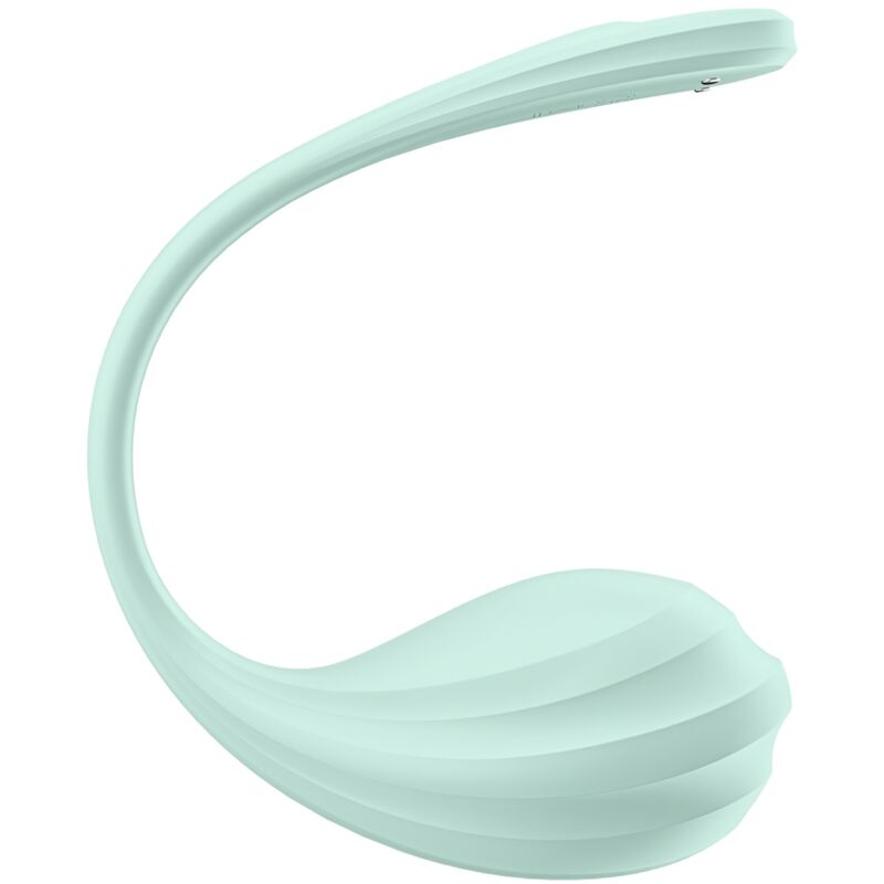 SATISFYER - APP GRATUITA ESTIMULADOR PUNTO G LISO AGUA PÉTALO VERDE