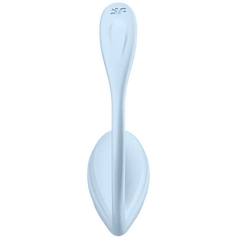 SATISFYER - APP GRATUITA ESTIMULADOR PUNTO G LISO PÉTALO AZUL CIELO