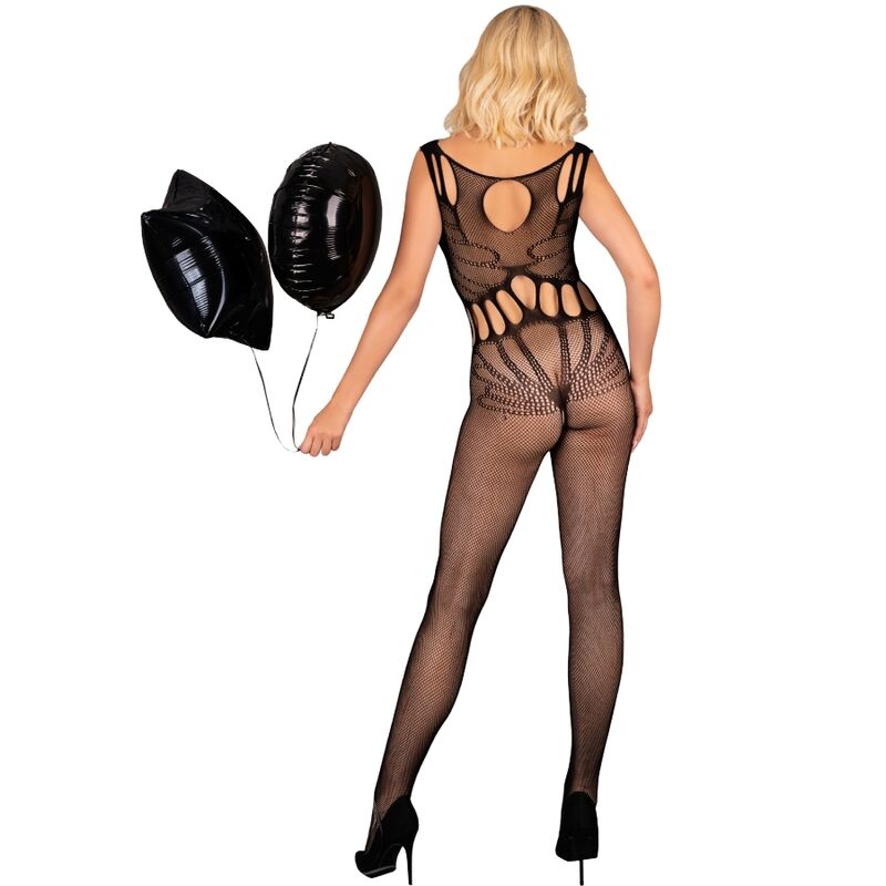 LIVCO CORSETTI FASHION - AMAHIL BODYSTOCKING SANS CROTCHLESS NOIR TAILLE UNIQUE