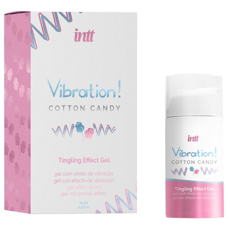 INTT - POTENTE GEL VIBRADOR LÍQUIDO ALGODÓN ESTIMULANTE ÍNTIMO 15 ML