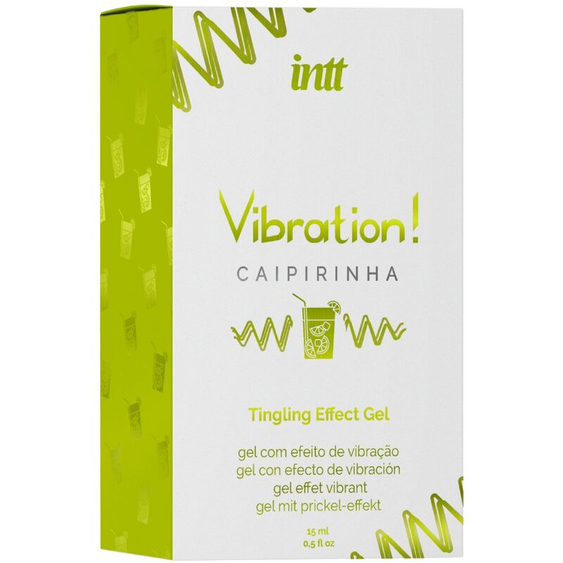 INTT - GEL VIBRATEUR LIQUIDE CAIPIRINHA PUISSANT STIMULANT INTIME 15 ML