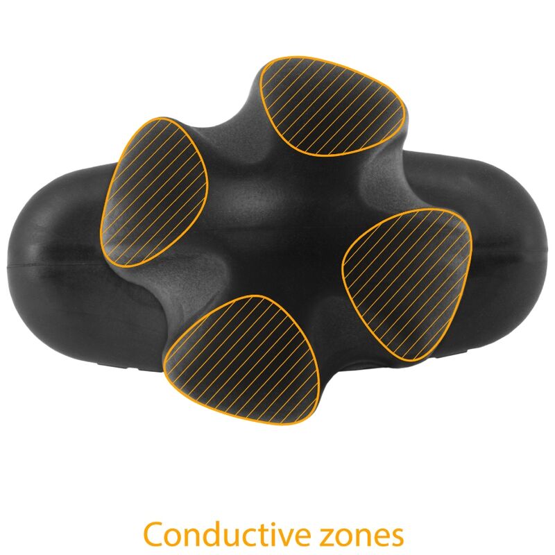 ELECTRASTIM - TARTAR QUADRIPOLAR SILICONE ANAL PLUG BLACK