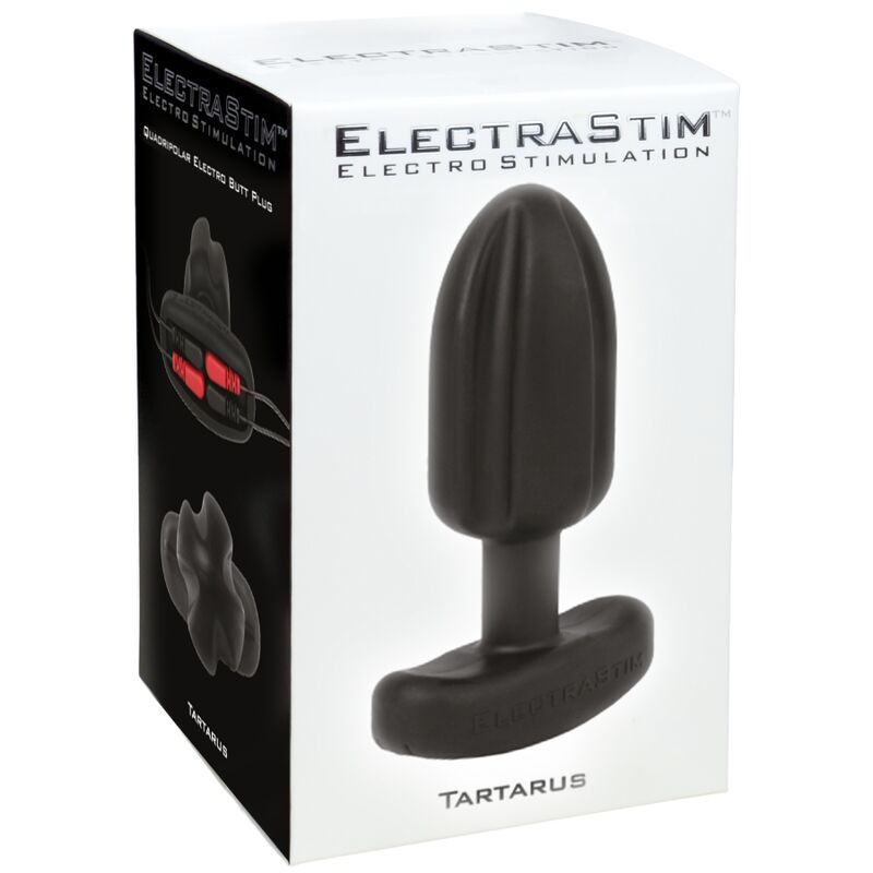 ELECTRASTIM - TARTAR QUADRIPOLAR SILICONE ANAL PLUG BLACK