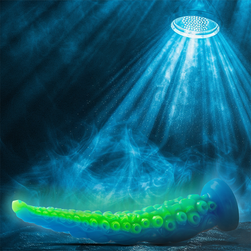 EPIC - DILDO DE TENTÁCULO DELGADO SCYLLA FLUORESCENTE DE GRAN TAMAÑO