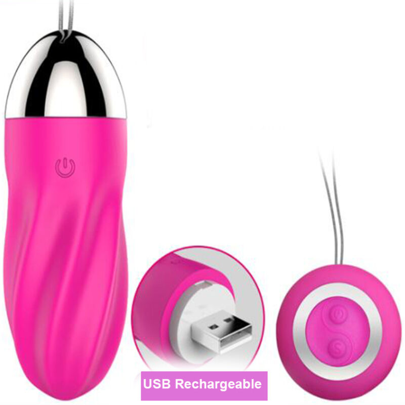 ARMONY - SWEETY SPIRAL PINK VIBRATING EGG REMOTE CONTROL