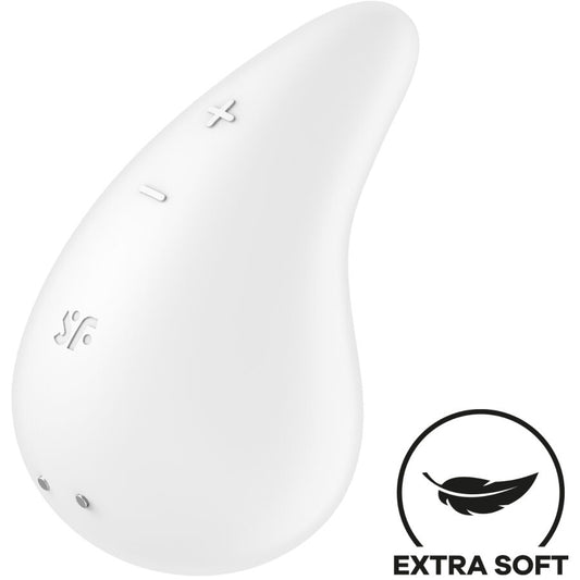 SATISFYER - DEW DROP LAY-ON VIBRATOR WHITE