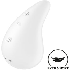 SATISFYER - VIBRADOR DEW DROP BLANCO