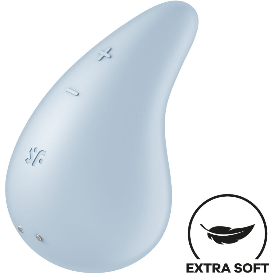 SATISFYER - VIBRADOR DEW DROP BLANCO