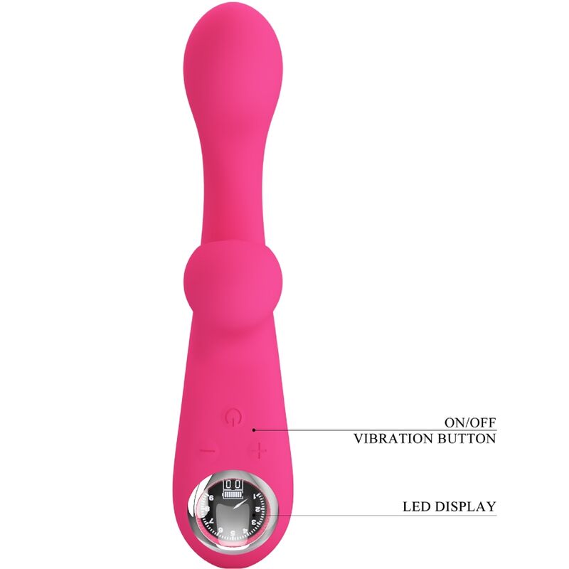 PRETTY LOVE - SKYLAR VIBRATEUR STIMULATEUR ROSE