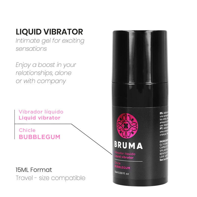 BRUMA - BUBBLEGUM ULTRA SLIP VIBRADOR LÍQUIDO 15 ML