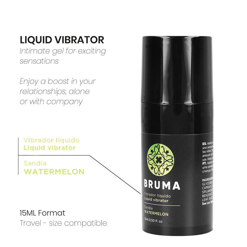 BRUMA - ULTRA SLIPPERY LIQUID VIBRATOR Watermelon 15 ML